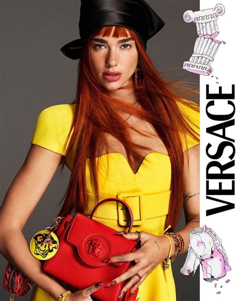 dua lipa versace campaign|dua lipa's new versace collection.